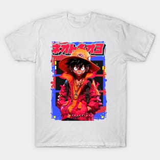 LITTLE BROTHER MONKEY D LUFFY | One Piece Anime Manga Pop Art Otaku Culture | PROUD OTAKU T-Shirt